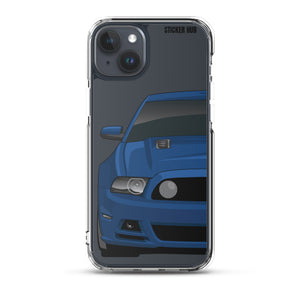 Kona Blue 13-14 Mustang 5.0 - iPhone Case