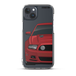 Ruby Red 13-14 Mustang 5.0 - iPhone Case