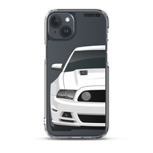 Load image into Gallery viewer, White 13-14 Mustang 5.0 - iPhone Case