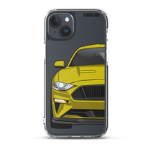 Load image into Gallery viewer, Yellow 18-21 Mustang 5.0 - iPhone Case