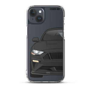 Black 18-21 Mustang 5.0 - iPhone Case