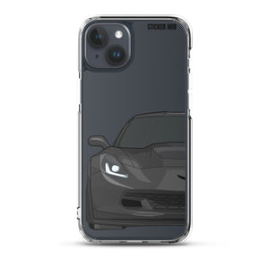 Black C7 Corvette Z06 - iPhone Case