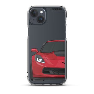 Torch Red C7 Corvette Z06 - iPhone Case