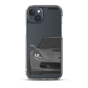 Gray C7 Corvette Z06 - iPhone Case