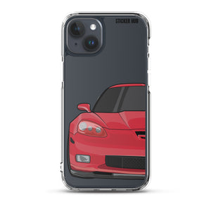 Victory Red C6 Corvette Z06 - iPhone Case