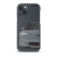 Load image into Gallery viewer, Cyber Gray C6 Corvette Z06 - iPhone Case