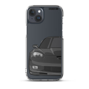 Black C6 Corvette Z06 - iPhone Case