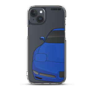 Electron Blue C5 Corvette Z06iPhone Case