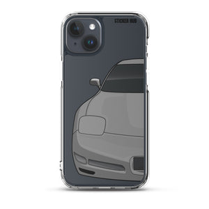 Pewter Gray C5 Corvette Z06 - iPhone Case