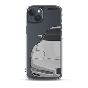 Silver C5 Corvette Z06 - iPhone Case