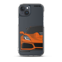 Load image into Gallery viewer, Orange C7 Corvette Zr1 - iPhone Case