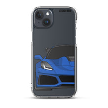 Load image into Gallery viewer, Elkhart Blue C7 Corvette Zr1 - iPhone Case