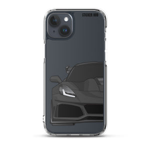 Black C7 Corvette Zr1 - iPhone Case