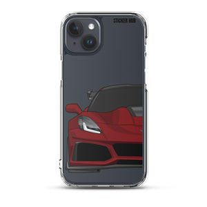 Long Beach Red C7 Corvette Zr1 - iPhone Case