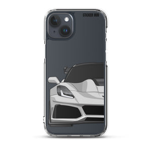 Silver C7 Corvette Zr1 - iPhone Case