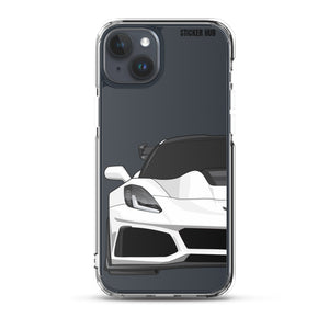 White C7 Corvette Zr1 - iPhone Case