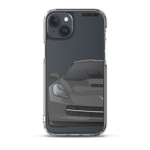 Load image into Gallery viewer, Gray C7 Corvette Stingray - iPhone Case