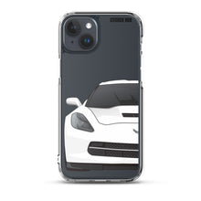 Load image into Gallery viewer, White C7 Corvette Stingray - iPhone Case