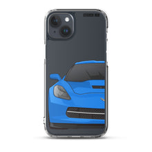 Load image into Gallery viewer, Laguna Blue C7 Corvette Stingray - iPhone Case