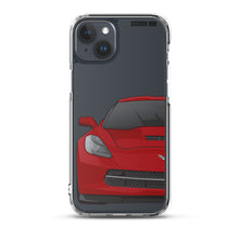 Load image into Gallery viewer, Crystal Red C7 Corvette Stingray - iPhone Case