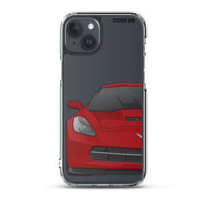 Crystal Red C7 Corvette Stingray - iPhone Case