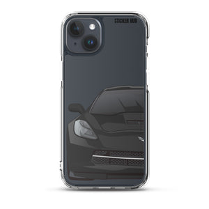 Black C7 Corvette Stingray - iPhone Case