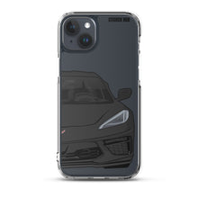 Load image into Gallery viewer, Black C8 Corvette - iPhone Case