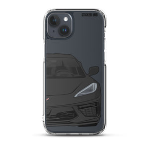 Black C8 Corvette - iPhone Case