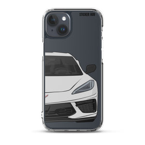 Ceramic Matrix Gray C8 Corvette - iPhone Case