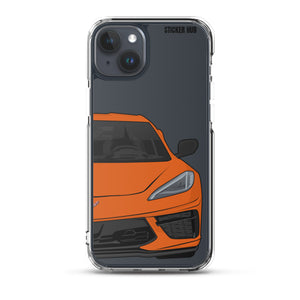 Sebring Orange C8 Corvette - iPhone Case