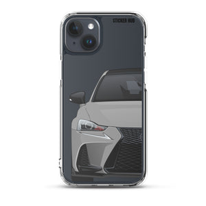 Silver Lexus IS300 - iPhone Case