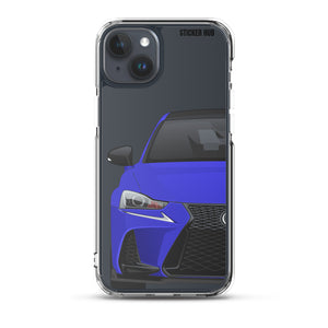 Ultrasonic Blue Lexus IS300 - iPhone Case