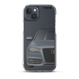 Meteor Gray B8 Audi S4 - iPhone Case