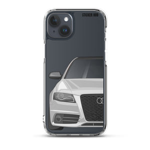 Silver B8 Audi S4 - iPhone Case