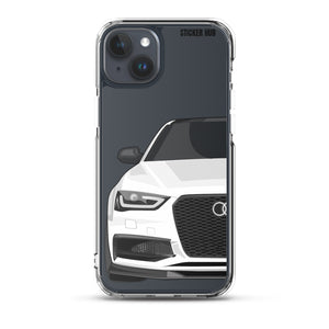 White B8.5 Audi S4 - iPhone Case