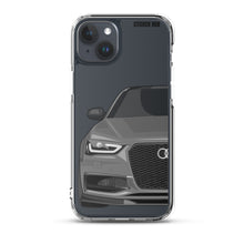 Load image into Gallery viewer, Monsoon Gray B8.5 Audi S4 - iPhone Case