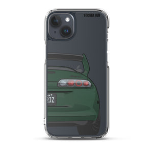 Green Toyota Supra - iPhone Case