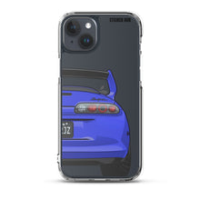 Load image into Gallery viewer, Blue Toyota Supra - iPhone Case