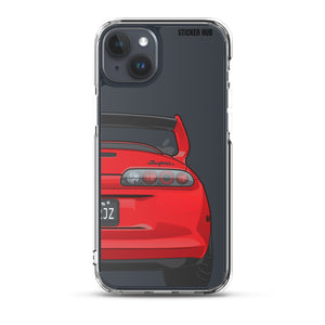 Red Toyota Supra - iPhone Case