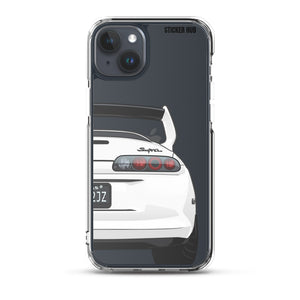 White Toyota Supra - iPhone Case