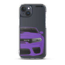 Load image into Gallery viewer, Purple Charger Hellcat (Widebody) - iPhone Case