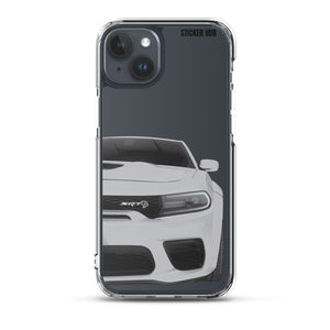 Silver Charger Hellcat (Widebody) - iPhone Case