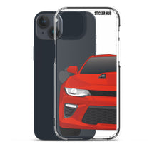 Load image into Gallery viewer, Red 6th Gen Camaro SS - iPhone Case