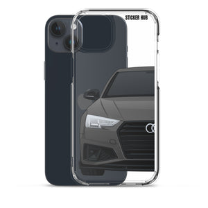 Gray B9 Audi S4 "Facelift" - iPhone Case