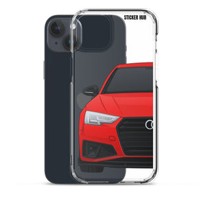 Red B9 Audi S4 "Facelift" - iPhone Case