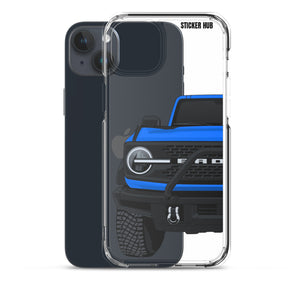 Blue Ford Bronco "First Edition" - iPhone Case