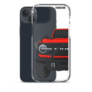 Red Ford Bronco "First Edition" - iPhone Case