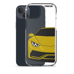 Yellow Lamborghini Huracan - iPhone Case