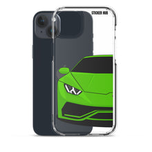 Load image into Gallery viewer, Green Lamborghini Huracan - iPhone Case