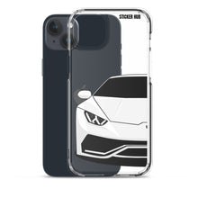 Load image into Gallery viewer, White Lamborghini Huracan - iPhone Case